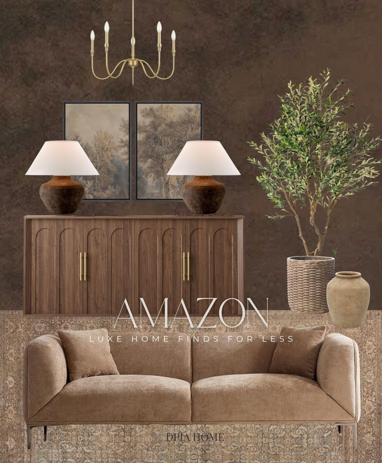 Luxe home finds for less at Amazon! 🤎
Cozy furniture and earthy decor to create a home you love to live in. 

living room | area rug | sofa | console | lamp | lighting | organic modern | olive tree | planter | vase | chandelierr

#LTKSaleAlert #LTKvlog #LTKHome