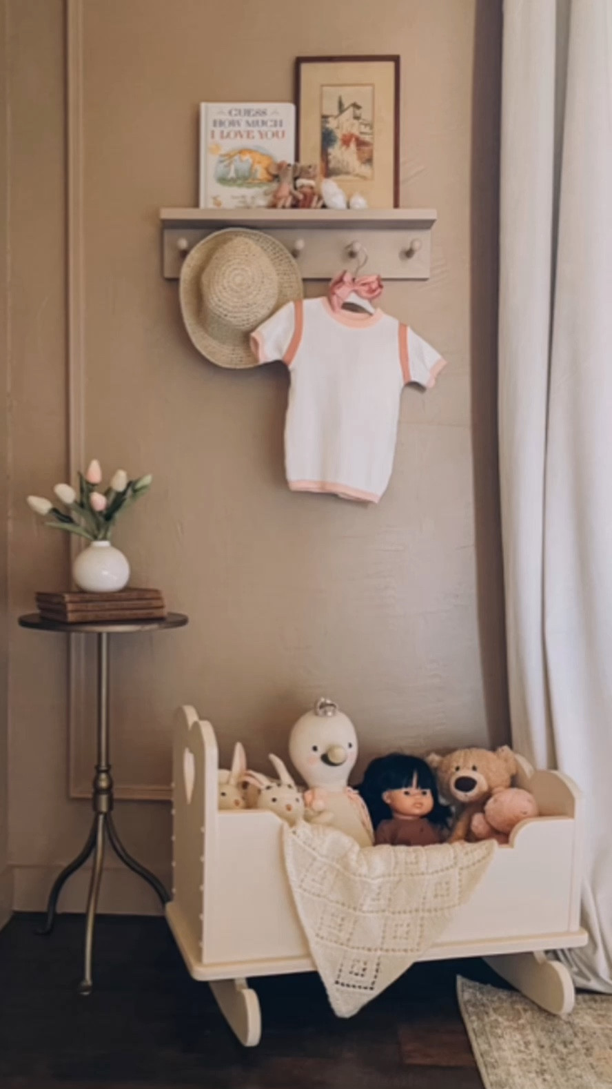 Styling this girls nursery nook for spring🌼

#LTKSeasonal #LTKhome #LTKbaby