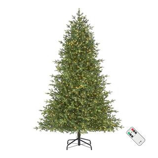 7.5 ft. Elegant Grand Fir Christmas Tree | The Home Depot