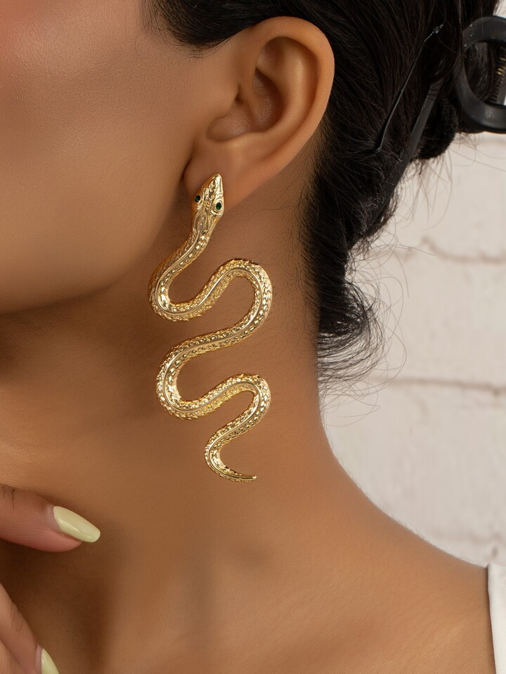 Snake Stud Earrings | SHEIN USA | SHEIN