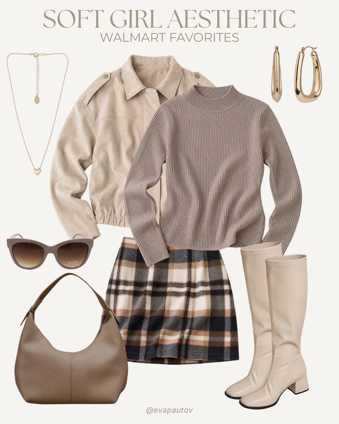 Soft girl meets sweater weather 🤎✨  dreamy beige Walmart outfit is cozy, feminine, and perfect for embracing all the fall vibes 🍂

#LTKSaleAlert #LTKgrwm #LTKSeasonal