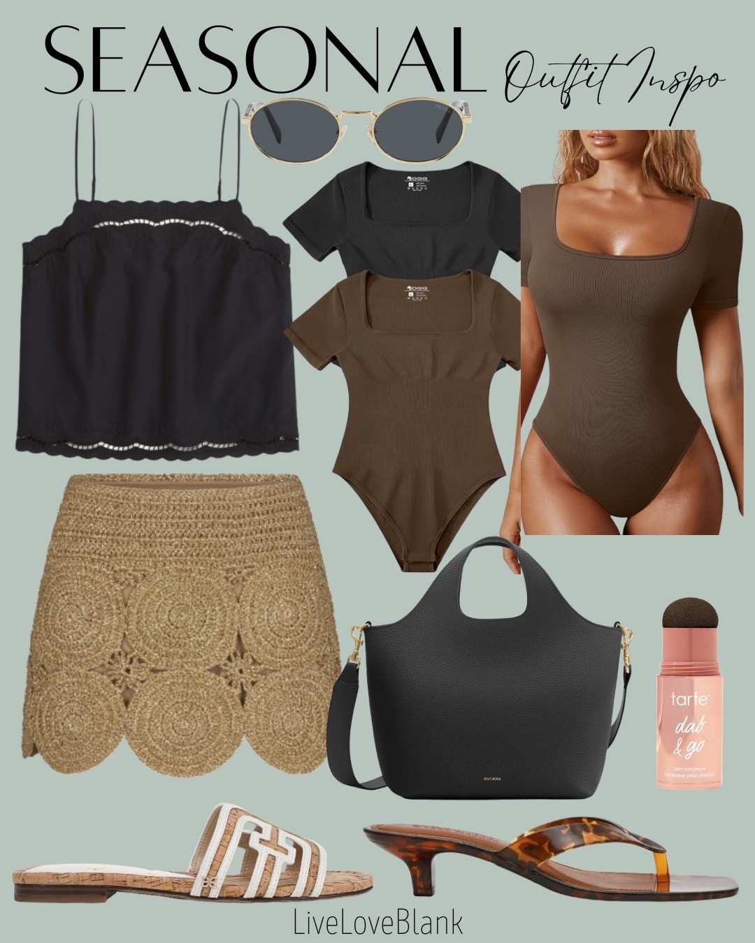 Seasonal outfits for her
Date night outfits
Ladies night out 
Summer outfit 

(linking a less pricey option to the viral designer skirt)

#LTKSeasonal #LTKOver40 #LTKootd