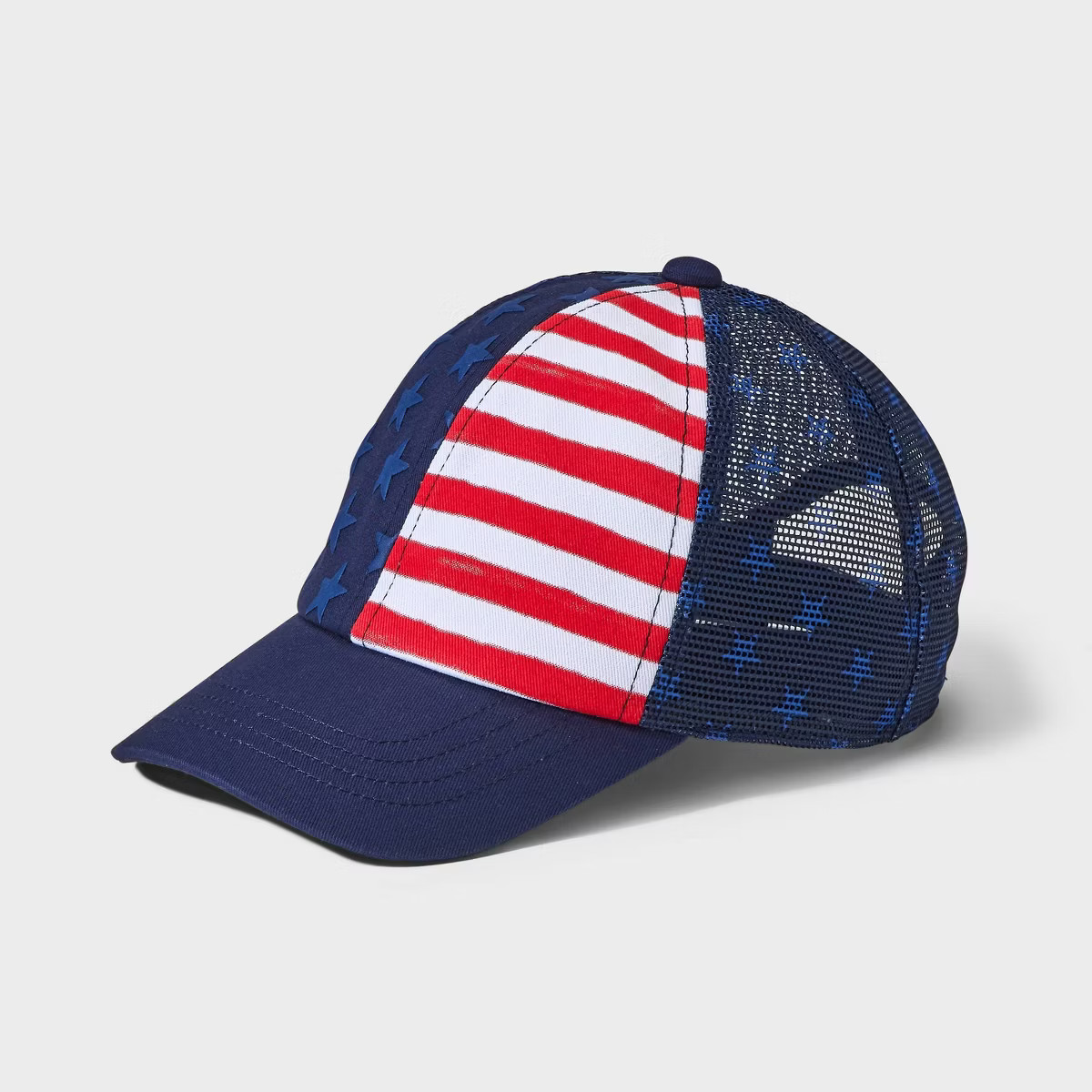 Kids' Stars and Stripes Baseball Hat - Cat & Jack™ Red/White/Blue | Target