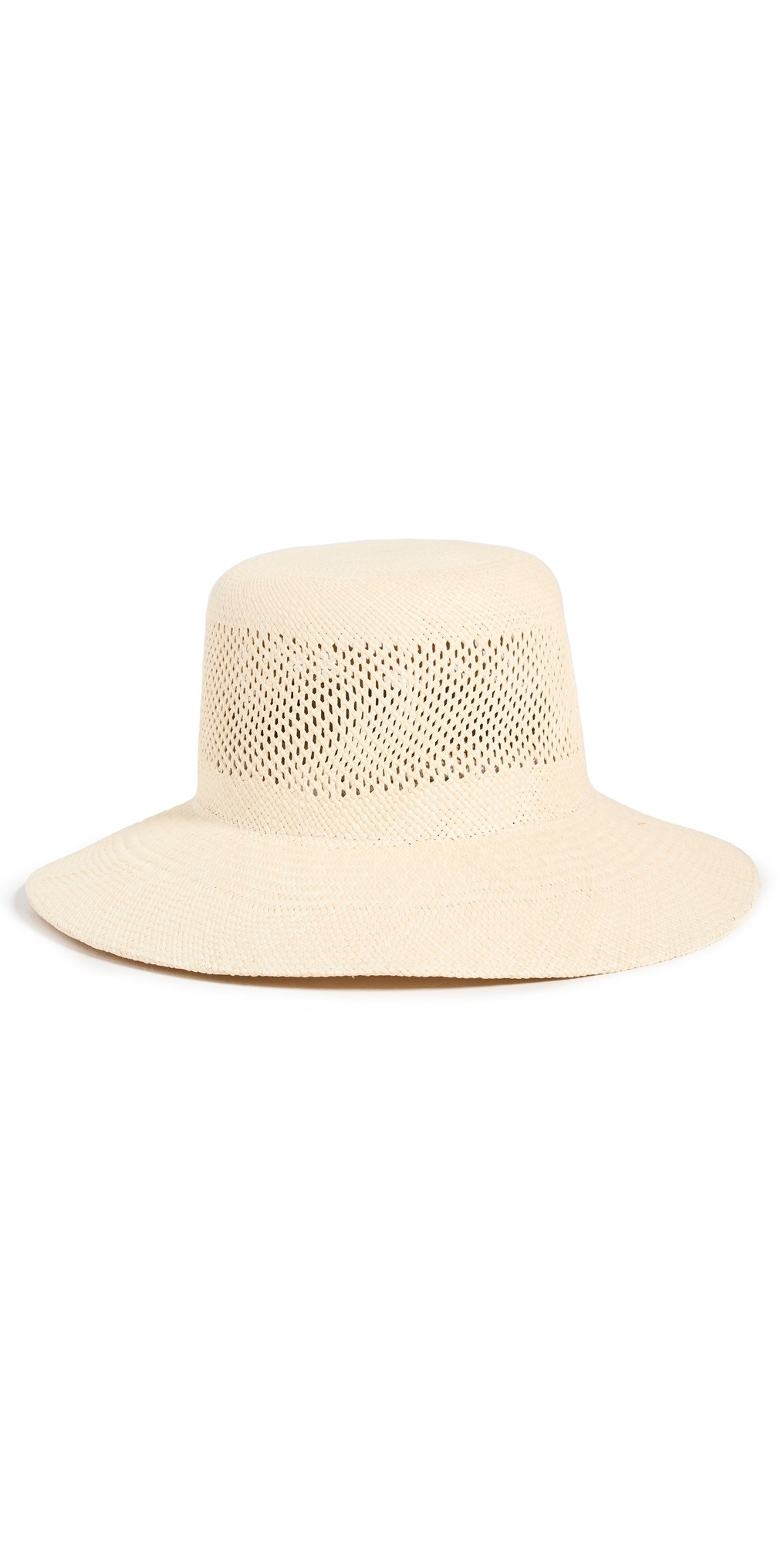 Brixton Lopez Panama Straw Bucket Hat Catalina Sand XS | Shopbop