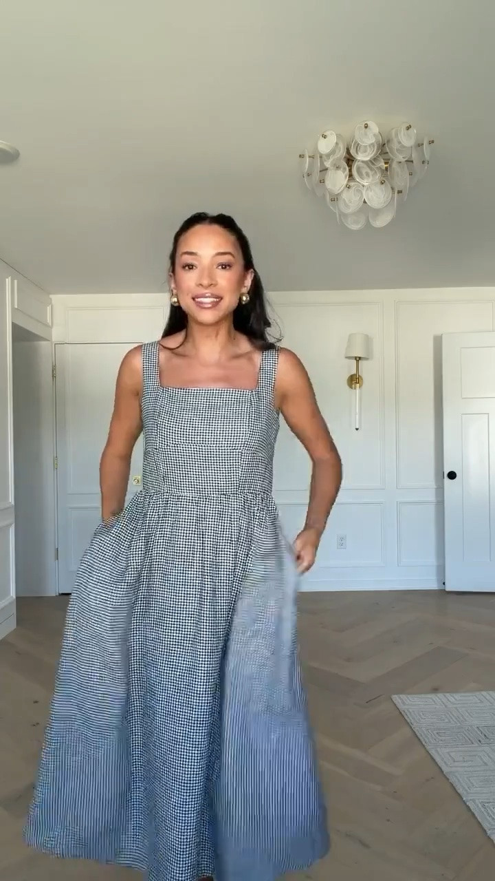 This midi dress is perfect for summer! It’s 100% linen, has pockets, adjustable straps and stretches in the back. I’m wearing size Small - fits TTS 

summer outfit, summer dresses, linen dress, gingham dress, mom outfit, postpartum outfit, weekend outfit, dinner outfit, date night outfit, vacation outfit

#LTKSeasonal #LTKmomlife