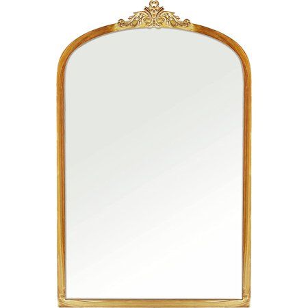 Cozdecor Antique Mirror Metal Frame Bathroom Mirror 32 * 20IN Brushed Bronze Gold Antique Wall Mirro | Walmart (US)