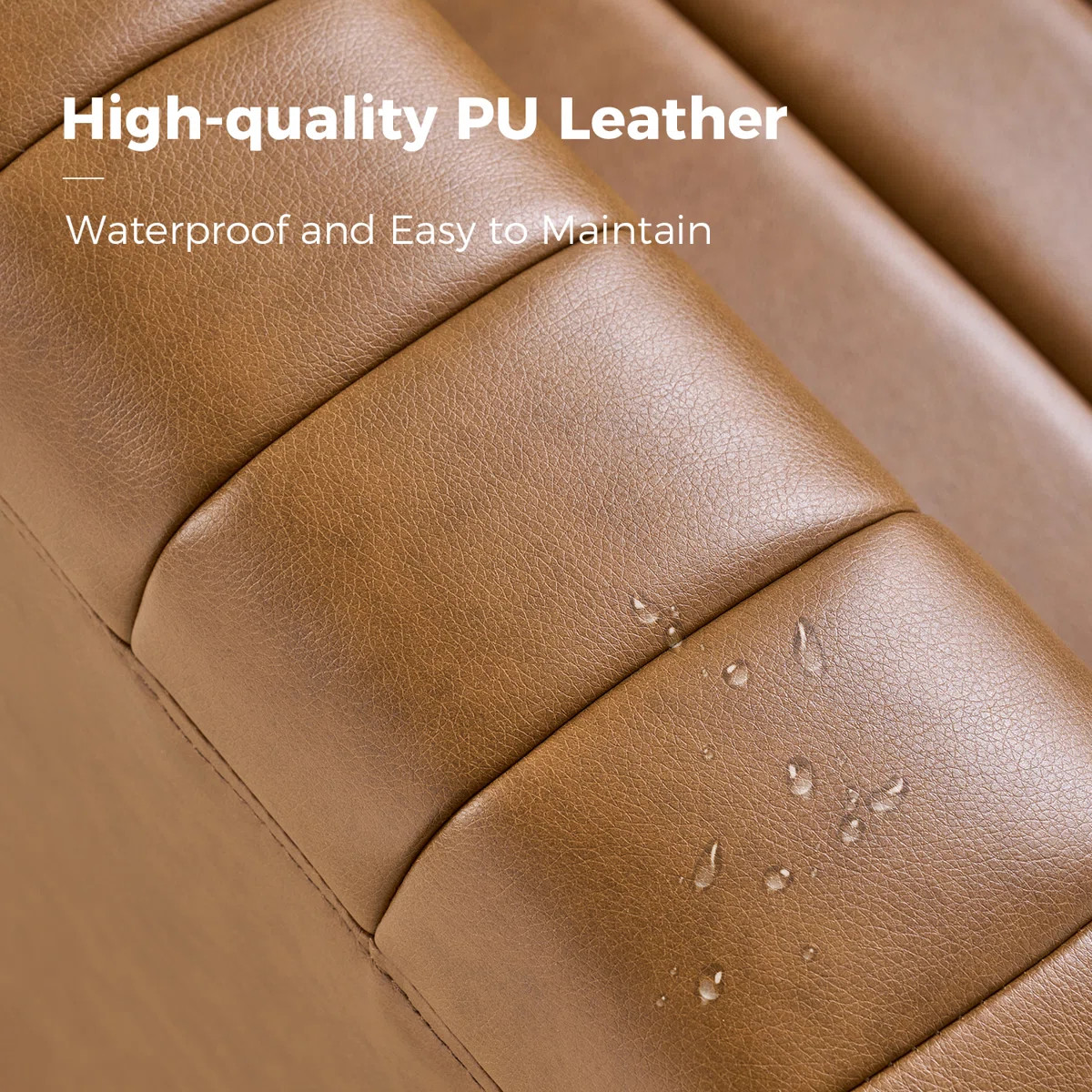 Cadance Faux Leather Swivel Barrel  Tufted Chair | Wayfair North America