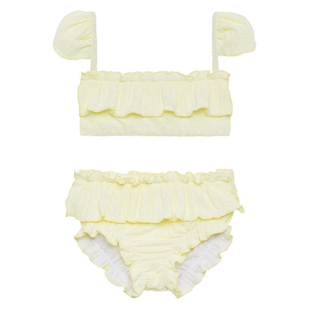 Buttercream Rib Mini Cabana Bikini Set | Montce