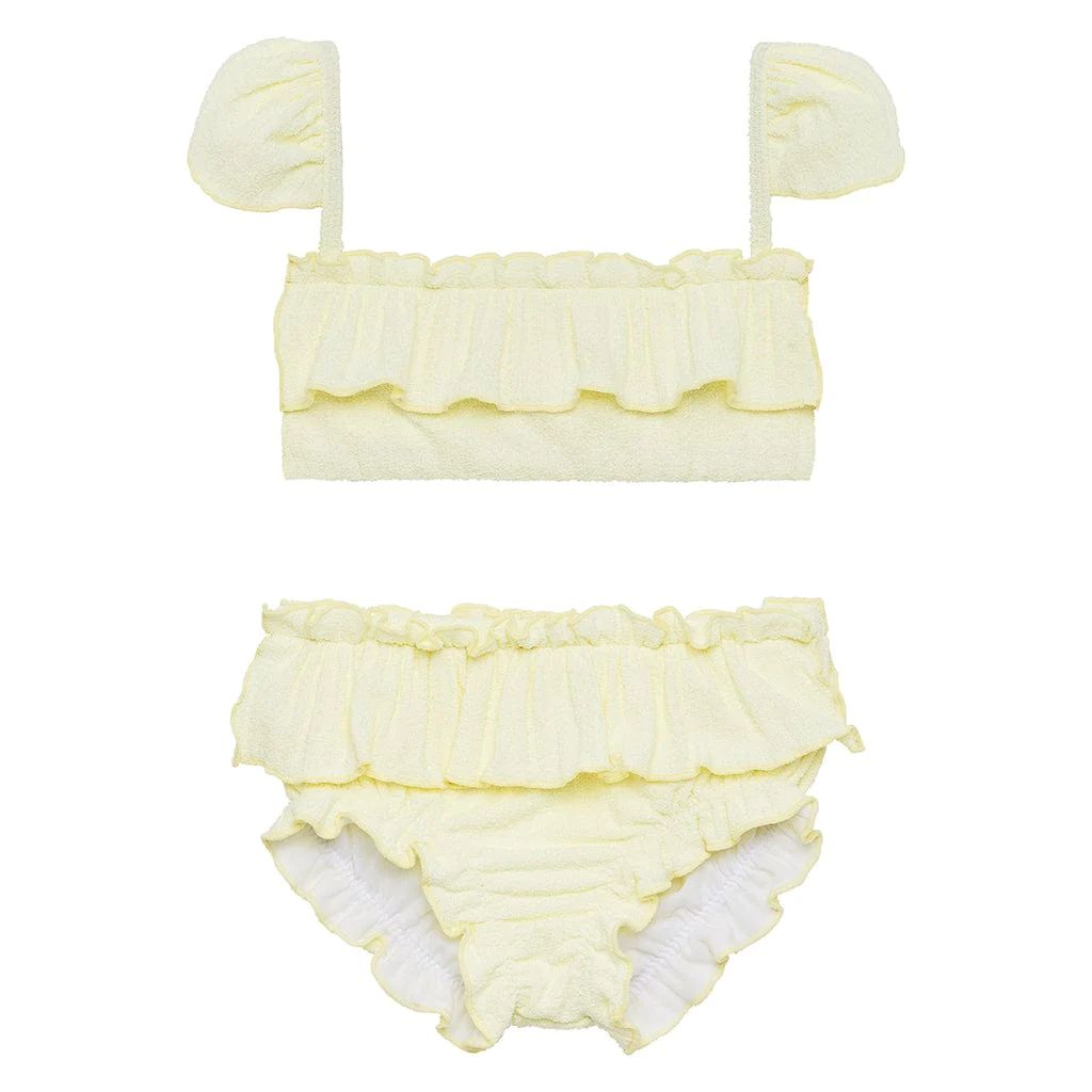 Buttercream Rib Mini Cabana Bikini Set | Montce