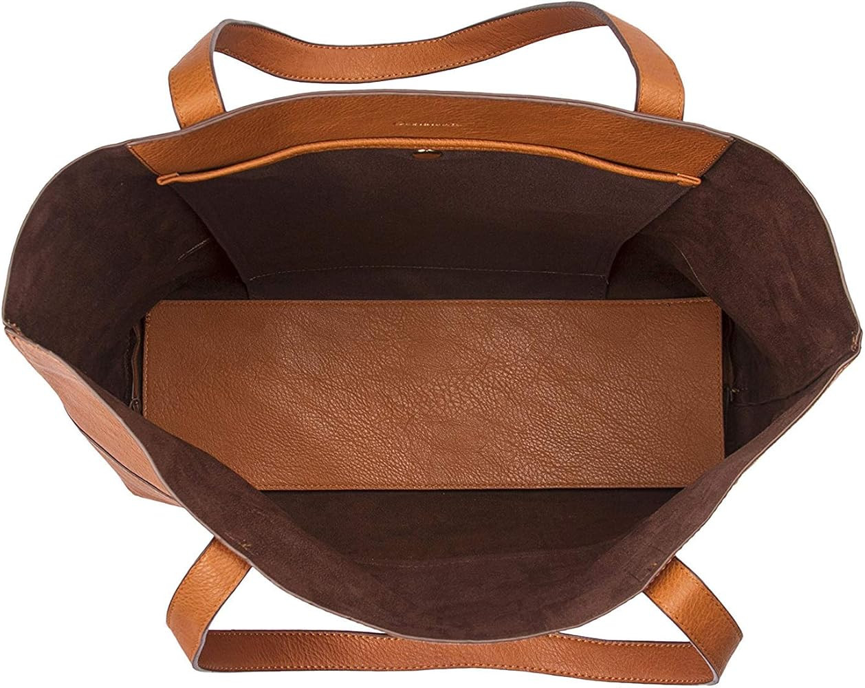 Large Vegan Leather Tote - Womens Slouchy Shoulder Bag with Open Top | Amazon (US)