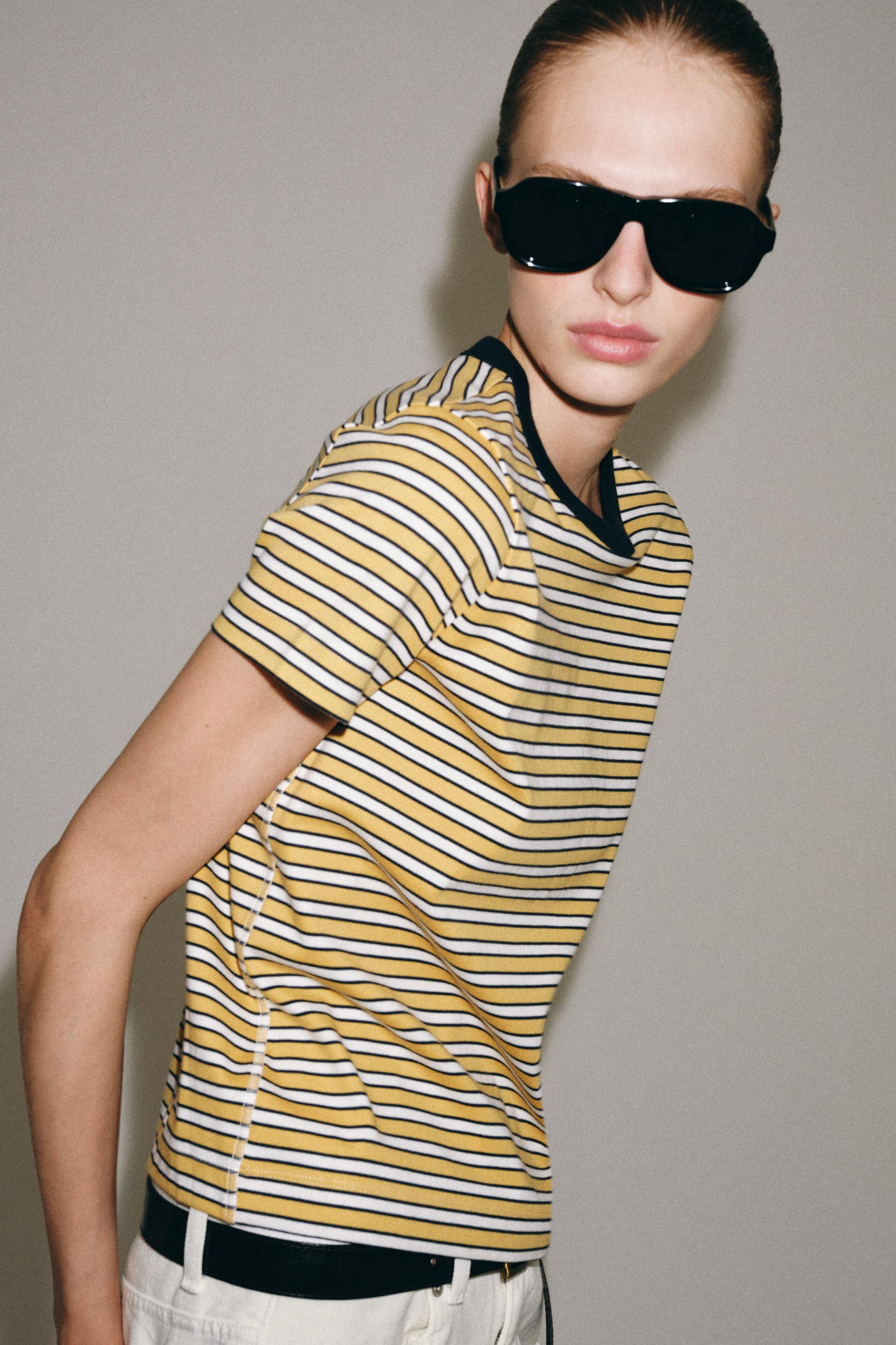 INTERLOCK SHORT SLEEVE T-SHIRT | Zara US