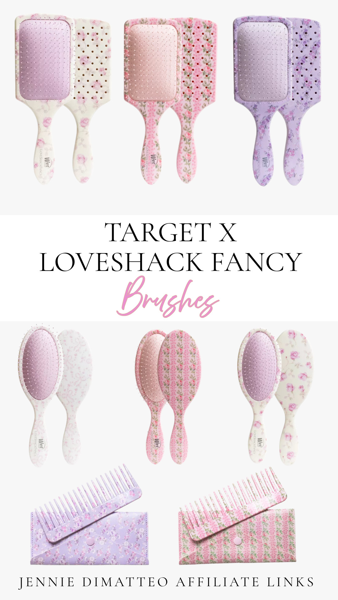 🌸 The Target x LoveShackFancy collection has my heart! 💕 If you missed out on the bigger pieces, don't sleep on these adorable brushes & combs! they're the prettiest little everyday essentials. Which pattern is your favorite? 🌷 

 #LTKselfcare #LTKSeasonal #LTKBeauty