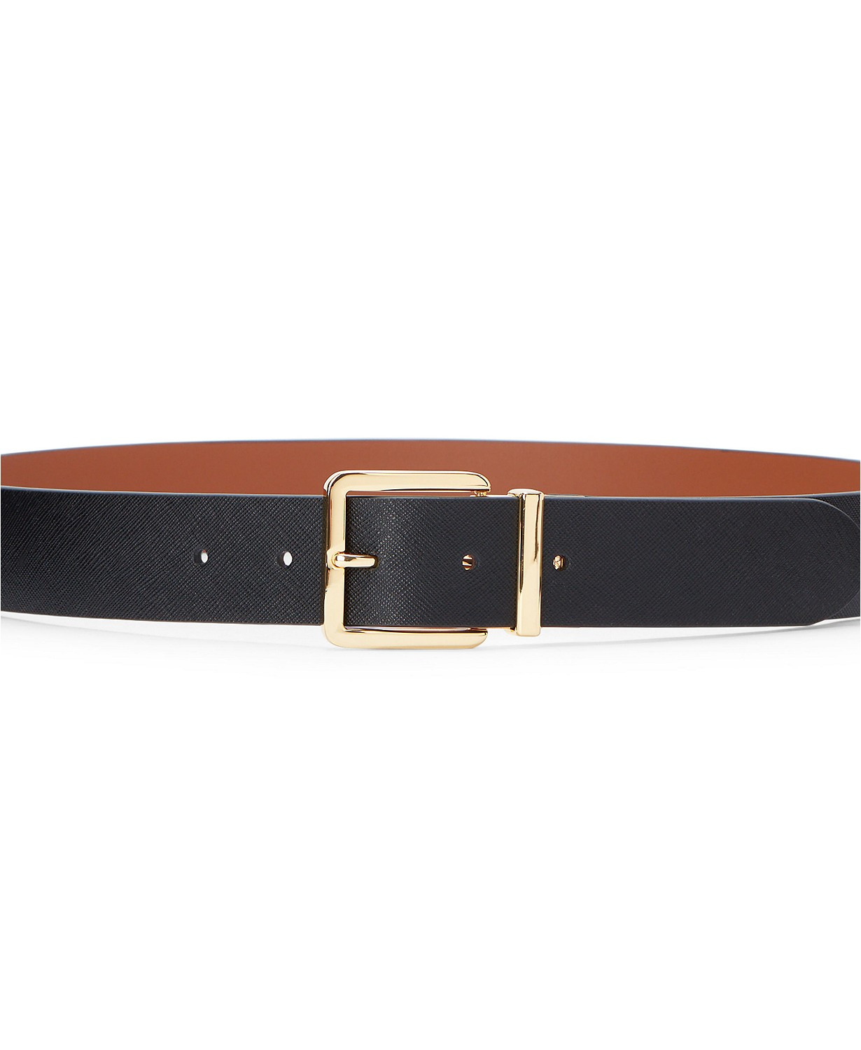 Lauren Ralph Lauren Reversible Saffiano Leather Belt & Reviews - Belts - Handbags & Accessories -... | Macys (US)