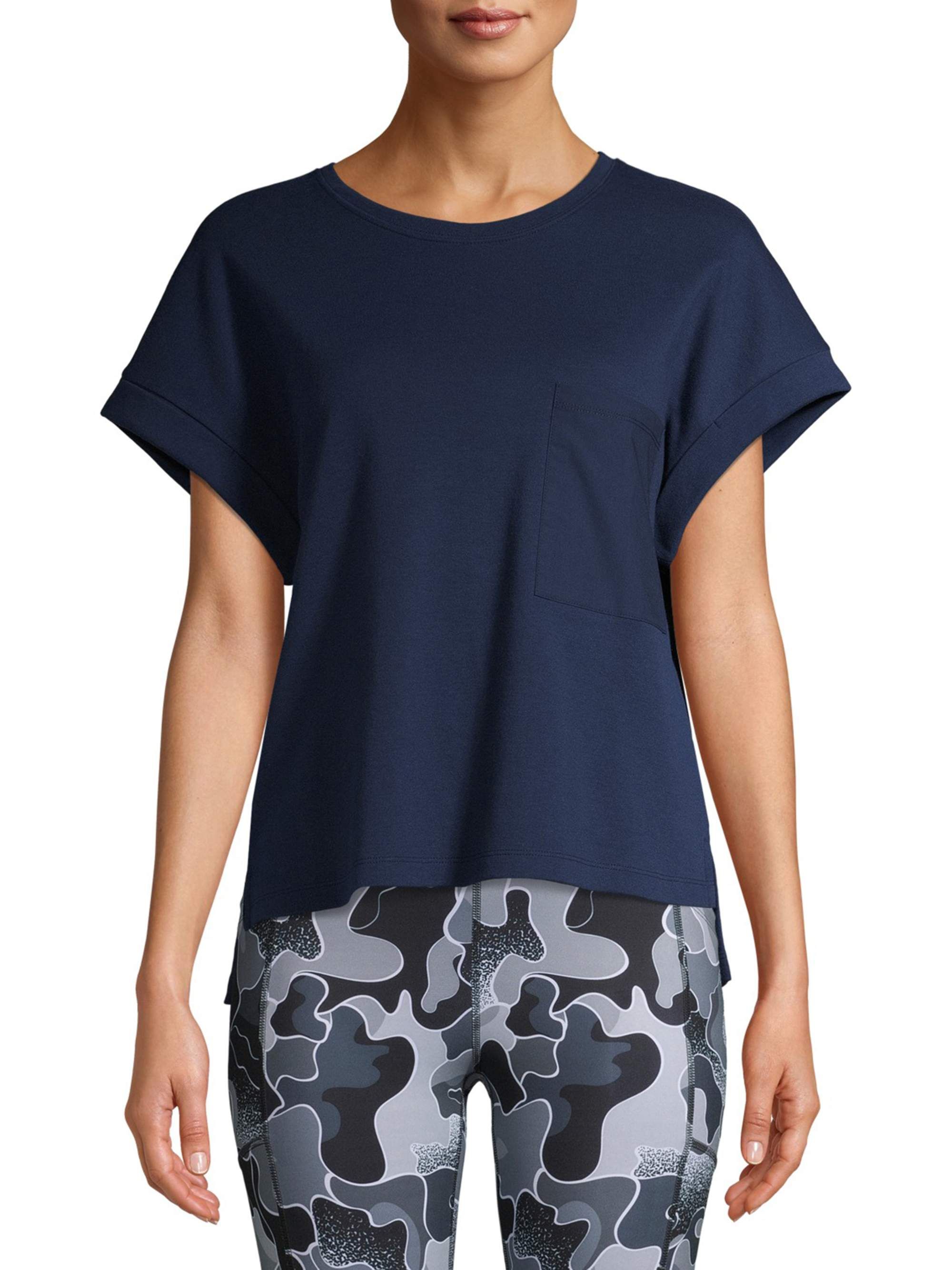 Avia Women's Athleisure Pocket Tee | Walmart (US)