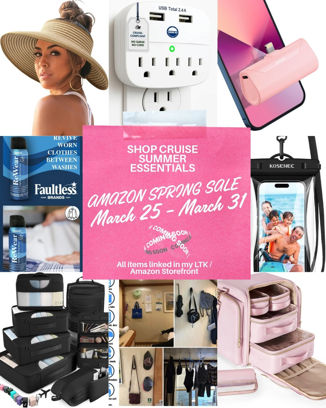 🛳️ AMAZON SPRING SALE CRUISE ESSENTIALS

SPRING SALE
March 25 – March 31
Cruise Essentials You Need Before Vacation this is the perfect time to grab your Cruise Essentials before vacation season starts.
 These are my most recommended Amazon travel must-haves  packing cubes, cruise hooks, waterproof phone cases, travel bags, fans, and more all items I personally suggest for stress-free travel.

If you have a cruise, beach trip, or summer vacation coming up, shop early during the Spring Sale before prices go back up and items sell out.

Everything is linked in my LTK / @Amazon storefront for easy shopping.
Save this post for your cruise packing list.
Shop now → link in bio / LTK

#amazonfinds
#amazonmusthaves
#cruiseessentials
#travelmusthaves
#amazontravel
#ltkcreator
#ltkstyle
#ltktravel
#amazoninfluencer
#springtravel
#vacationmusthaves
#cruisepackinglist
#travelessentials
#amazonfavorites
#amazondeals
#springsale
#amazonhaul
#travelgear
#vacationready
#shopwithme
 

 

#LTKSeasonal #LTKselfcare #LTKSaleAlert