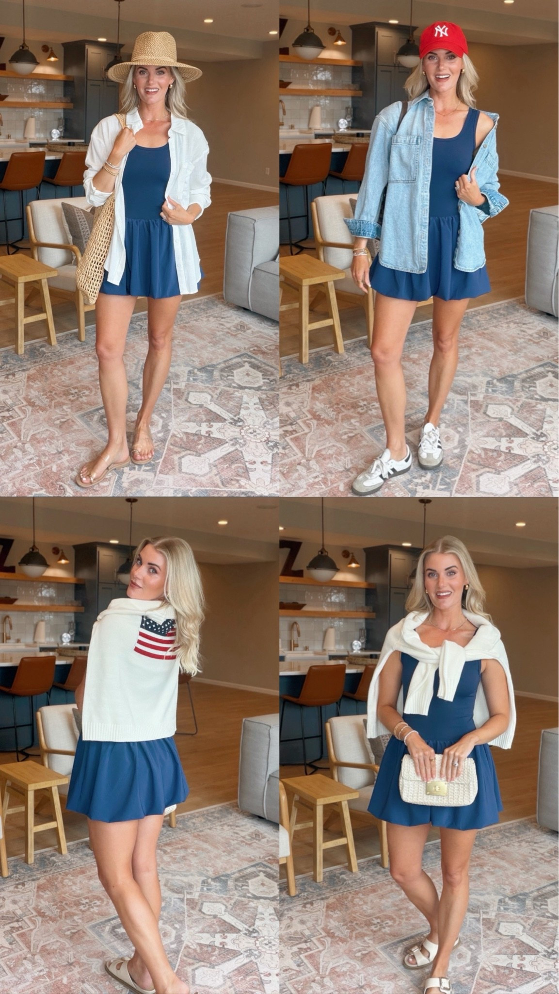 Memorial Day weekend outfits, spring/summer outfits – wearing a small in the bubble hem active dress. #AmazonFashion ￼

#LTKootd #LTKSeasonal