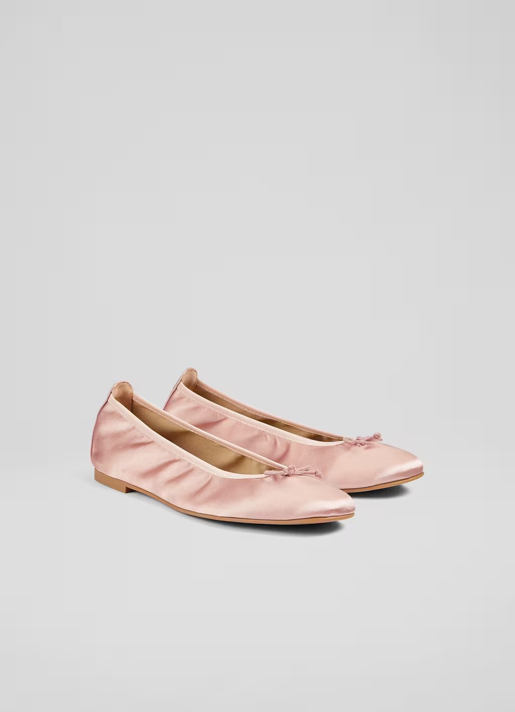 Trilly Rose Satin Ballerina Pumps | L.K. Bennett (UK)