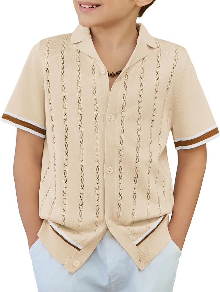 Arshiner Knit Shirts Button Down Shirt | Amazon (US)