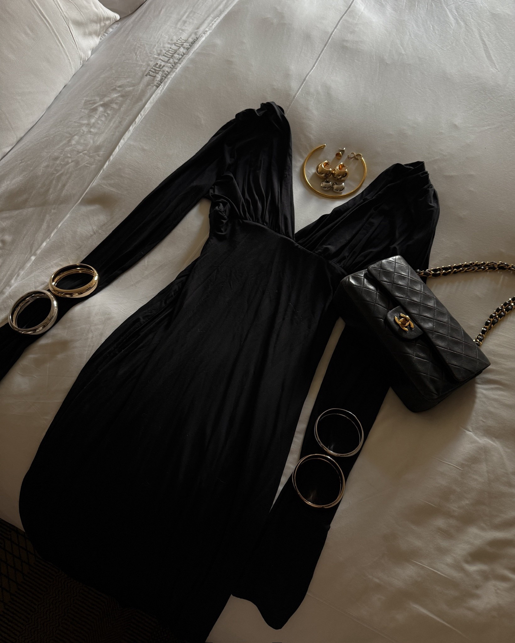 Sharing this chic black maxi dress and some of my favorite gold and silver jewelry for fall 

#LTKStyleTip #LTKSeasonal #LTKFindsUnder100
