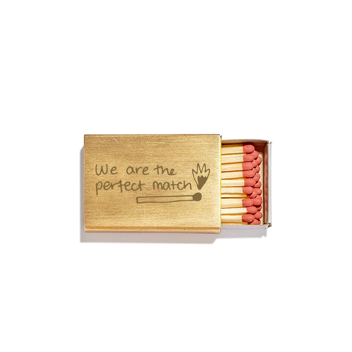 Handwritten Small Brass Matchbox | Homeware Gifts | Not Another Bill | Not Another Bill