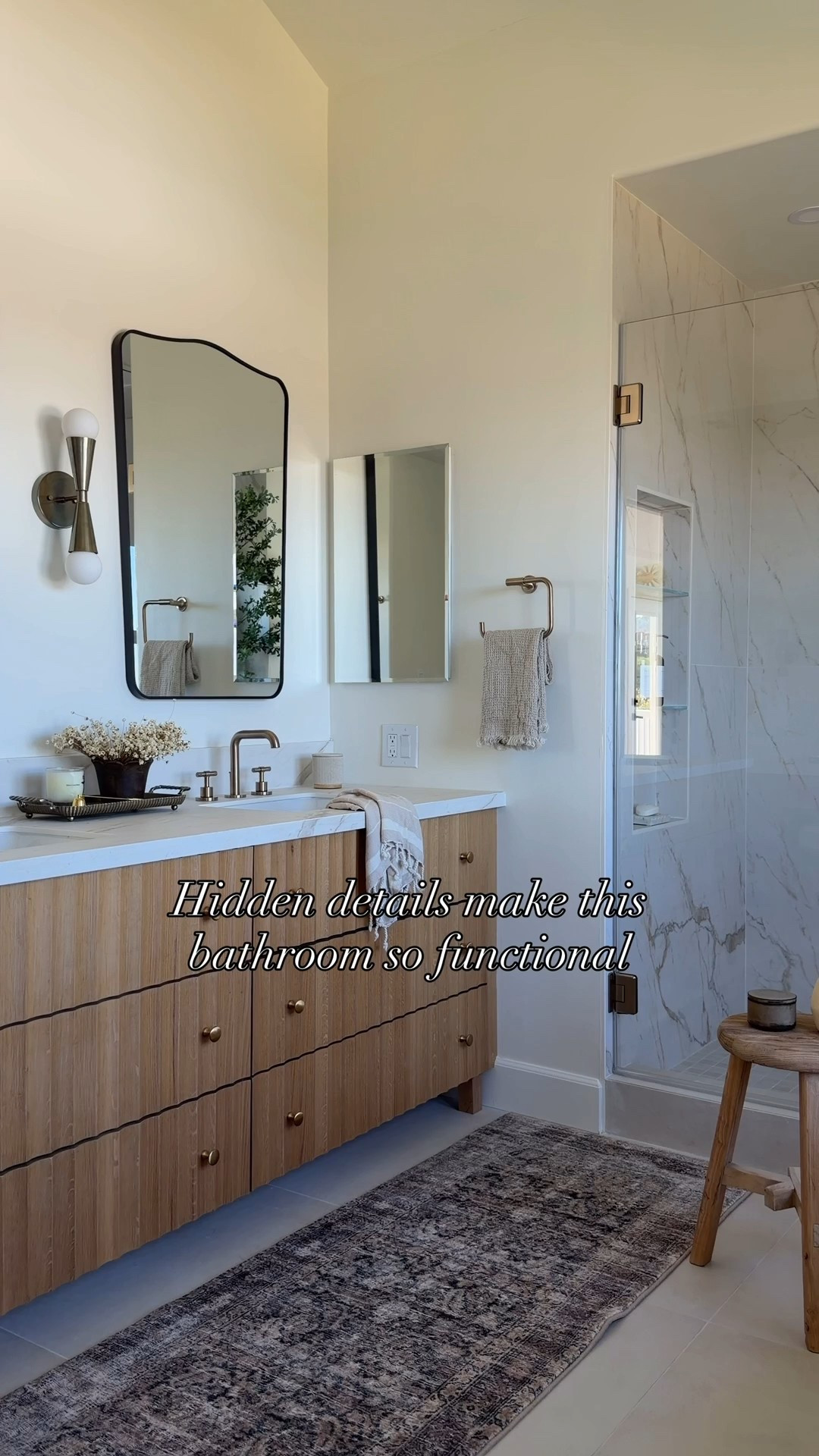 All the hidden features of our Bathroom Remodel in our clients house.

Bathroom design, wood, install wood vanity, hand towel, brass faucet, plumbing mirror, rectangle mirror Wayfair Amazon perigold

#LTKHome #LTKSaleAlert #LTKFindsUnder100