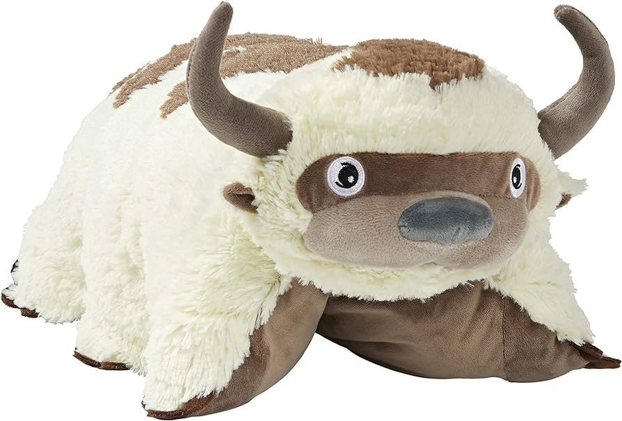 Pillow Pets 16” Appa Stuffed Animal, Nickelodeon Avatar The Last Airbender Plush Toy, white | Amazon (US)