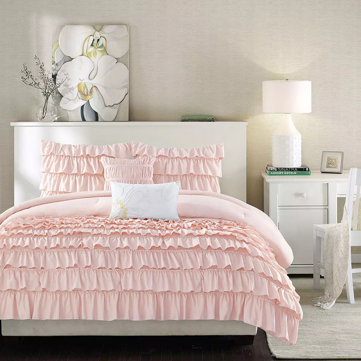Intelligent Design Demi Ruffle Comforter Set with Throw Pillows | Kohl's