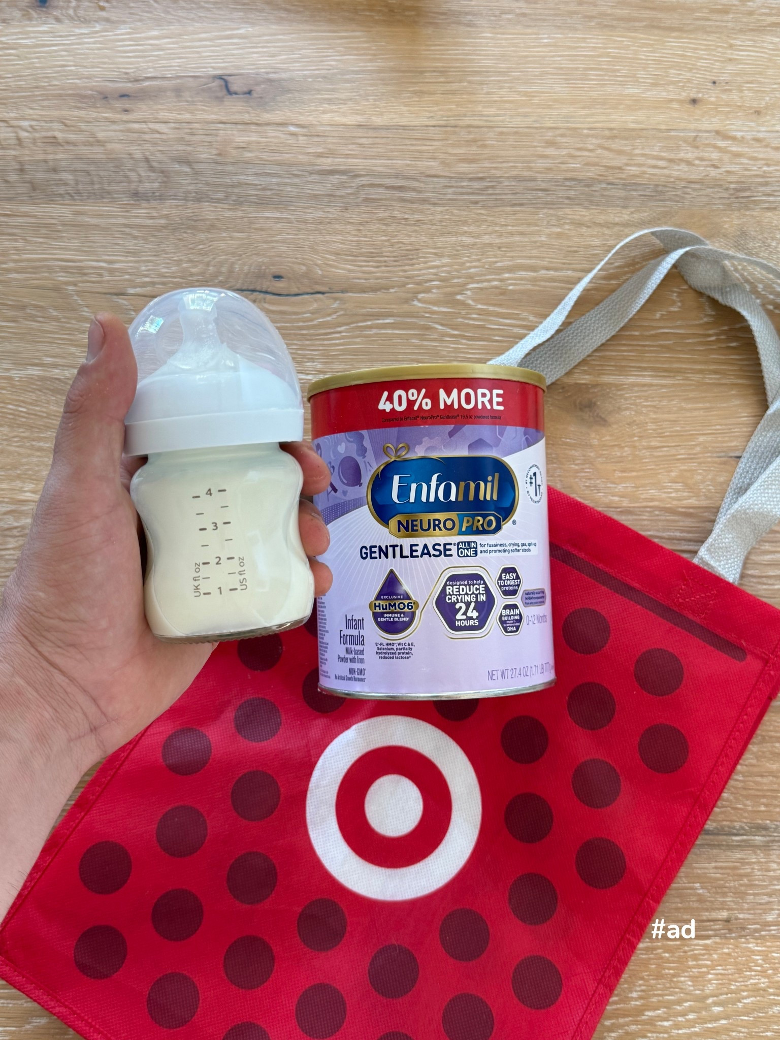 #ad Making bottle time easier starts with the right formula. 🍼

✨ Enfamil NeuroPro Gentlease – gentle on tummies and complete nutrition for growing babies.

✨ Available now at Target – easy to grab in-store or online.

I’ve linked it on my LTK so you can shop directly and make feeding time simple and stress-free.

@enfamil @target #Target #TargetPartner #LTKbaby #LTKfamily #Enfamil
