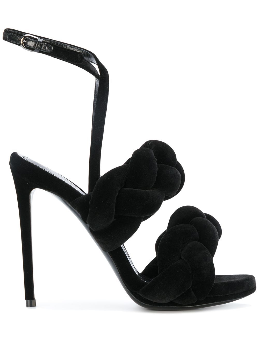 Marco De Vincenzo braided sandals - Black | FarFetch US