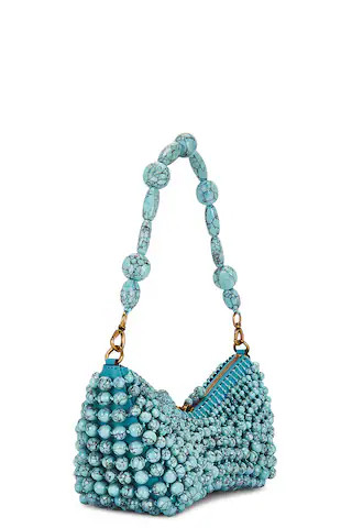 Mercier Clutch in Ibiza Turquoise Ibiza Turquoise | Revolve Clothing (Global)