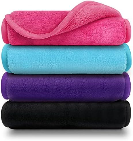 Orighty Makeup Remover Cloths Pack of 4, Reusable Microfiber Facial Cleansing Cloths, Remove Inst... | Amazon (US)