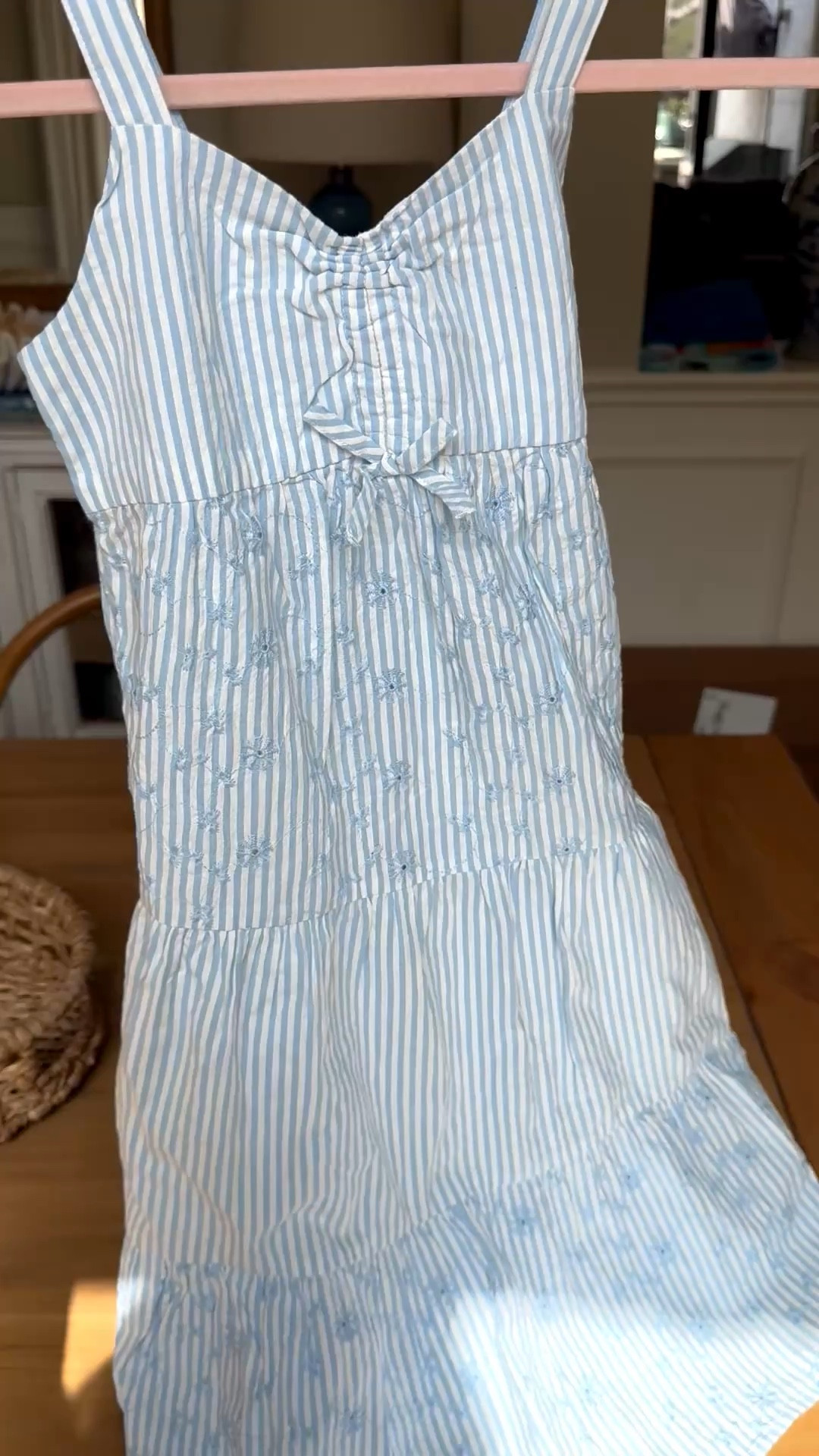 This seersucker maxi dress for the girls is adorable! Would make a cute Easter dress! 

#LTKmomlife #LTKKids #LTKootd