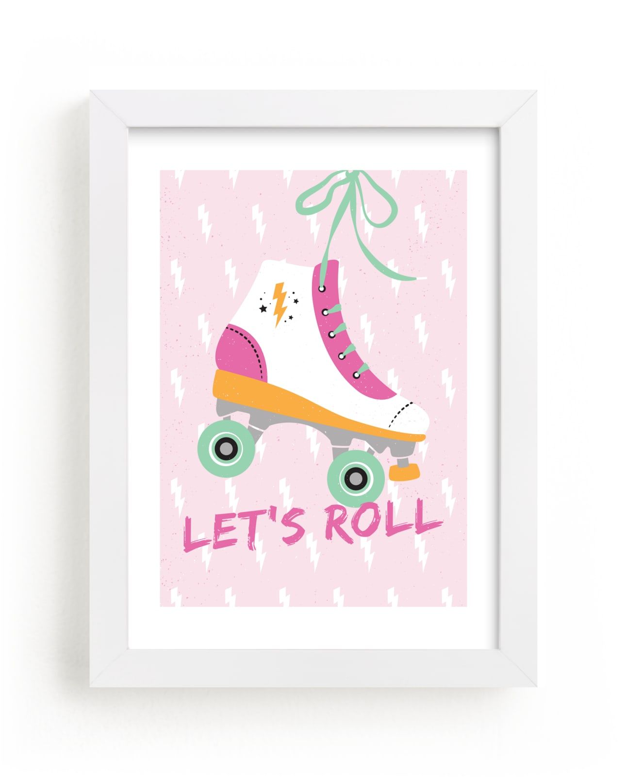 "Let's Roll Art" - Graphic Art Print by Amber Barkley. | Minted