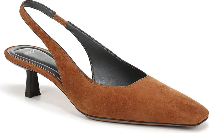 SARTO by Franco Sarto Raven Slingback Kitten Heel Pump (Women) | Nordstrom | Nordstrom