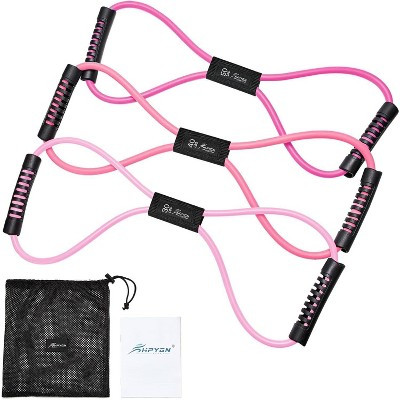 Angel Sar Figure 8 Resistance Bands, 8-Shaped Exercise Bands for Arms, Chest, Muscle Training, Yoga, Gym Fitness | Target