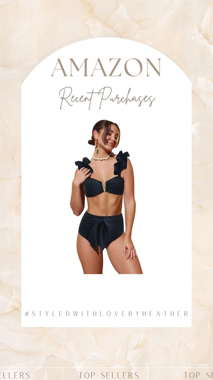 this swimsuit is SO flattering 🖤
vacation-ready and under $50
the cutest amazon swim find linked here