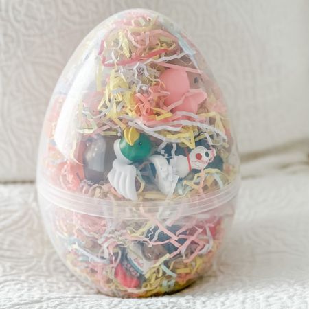 I wanted a different way of displaying the Fisher Price Little People (and farm animals!) that I bought for Sophie’s Easter basket and this jumbo clear egg is perfect!

#LTKbaby #LTKkids #LTKSeasonal
