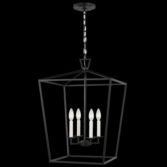 Dianna Four Light Medium Lantern | Visual Comfort