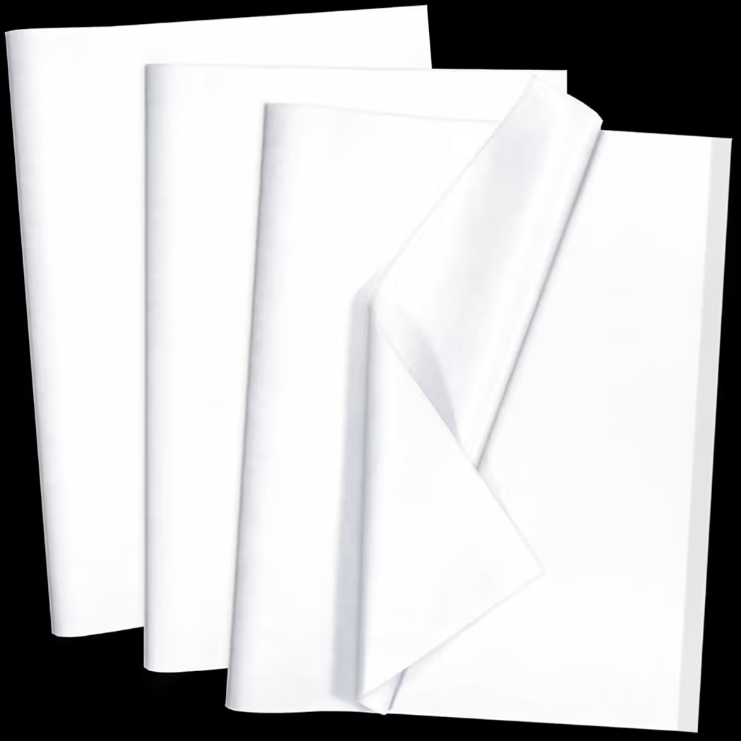 100 Sheets White Tissue Paper Artdly 14 x 20 Inches Recyclable White Wrapping Paper Bulk for Wedd... | Amazon (US)