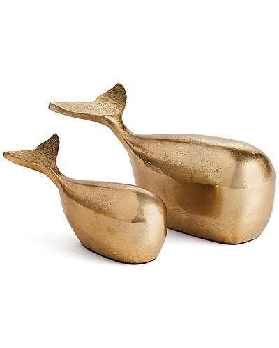 Moby Sculptures, Set Of 2 | Gilt & Gilt City