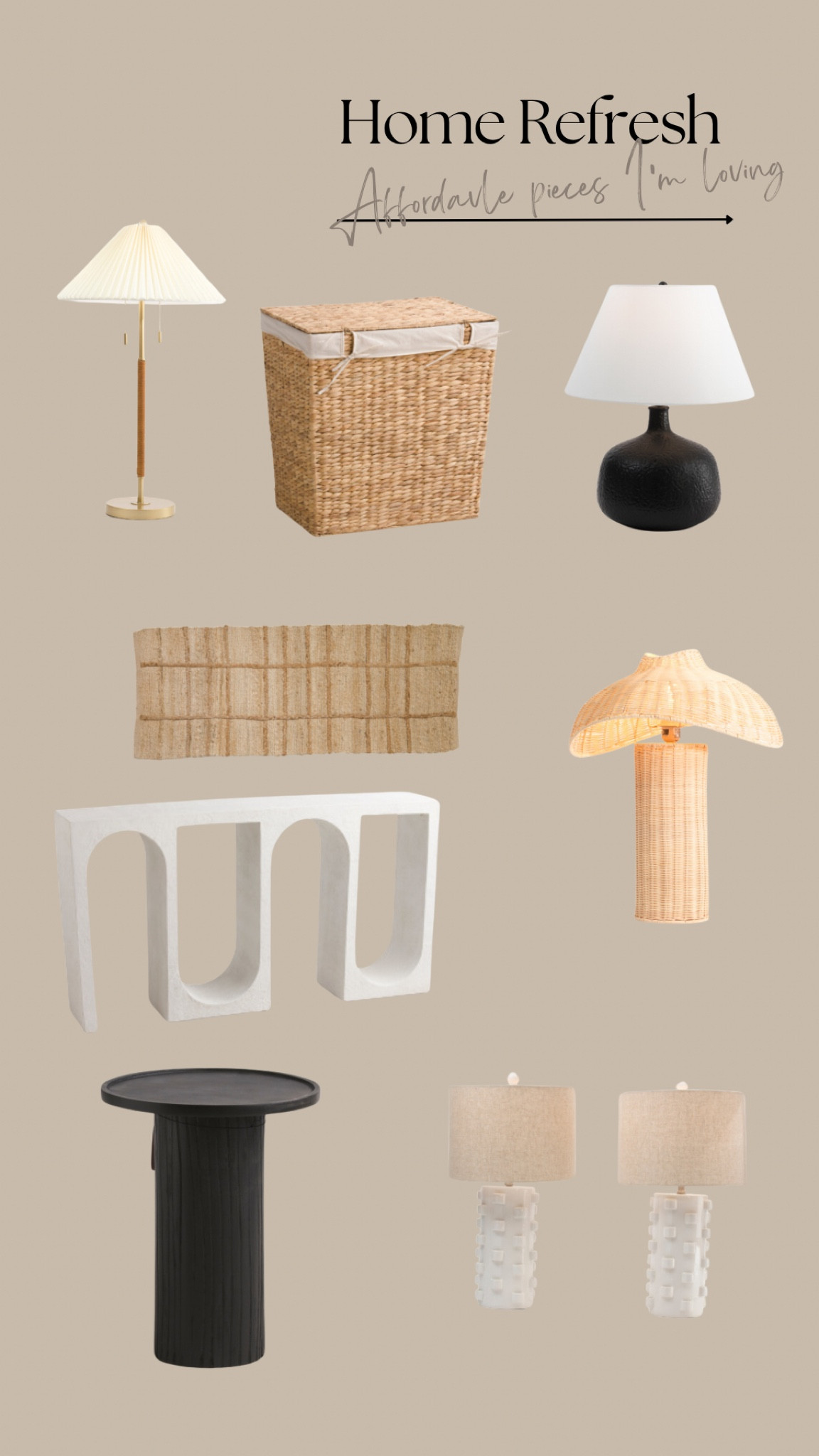 Home pieces I’m loving 

Lamps, rattan lamps, new items in at Marshalls, home decor, home refresh, minimal home

#LTKfamily #LTKhome