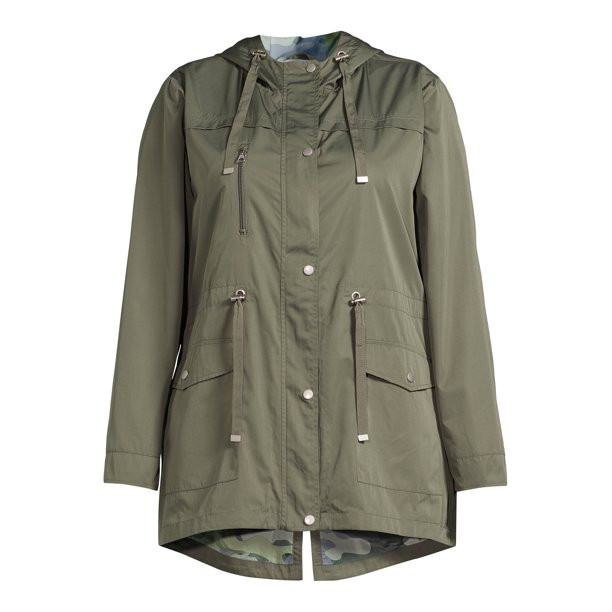 Time and Tru Women's and Women's Plus Lightweight Anorak Jacket - Walmart.com | Walmart (US)