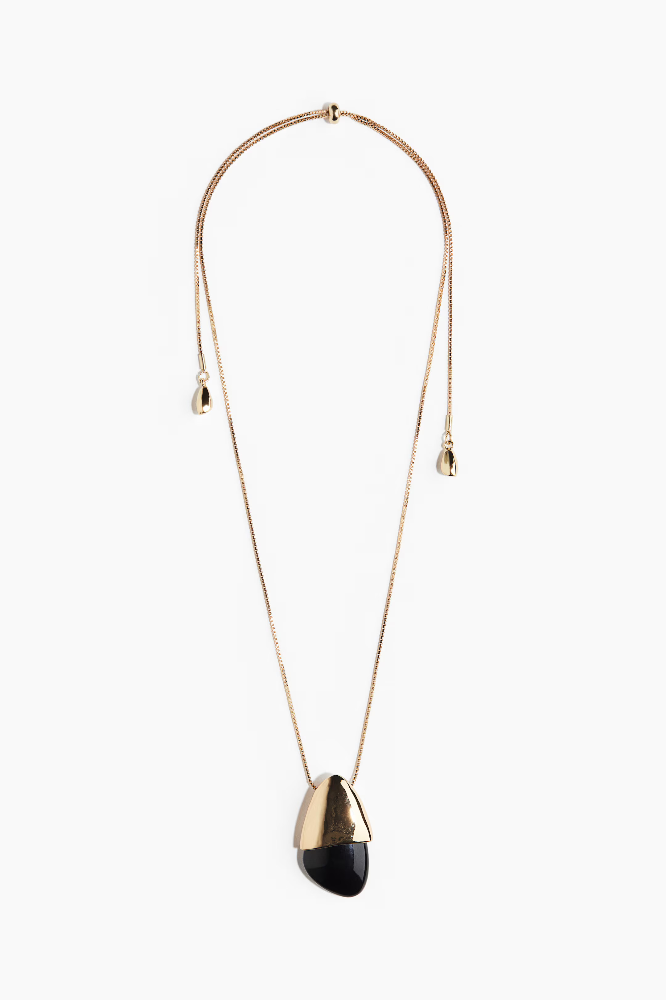 Pendant Necklace - Gold-colored/black - Ladies | H&M US | H&M (US + CA)