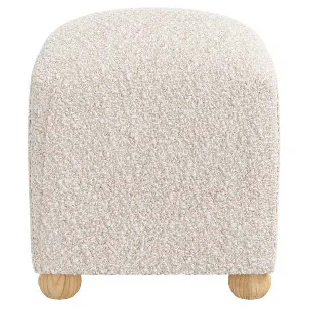 HamptonRed from Scalamandre Crafted by Cloth & Company Ottoman | Wayfair North America