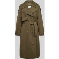 Pepe Jeans Trenchcoat mit Bindegürtel Modell 'BIANCA' in Oliv, Größe S | Peek & Cloppenburg* Düsseldorf DE