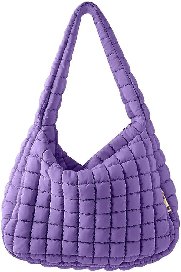 Quilted Tote Bag for Women Puffer Bag Lightweight Padding Shoulder Bag Down Cotton Padded Large C... | Amazon (US)