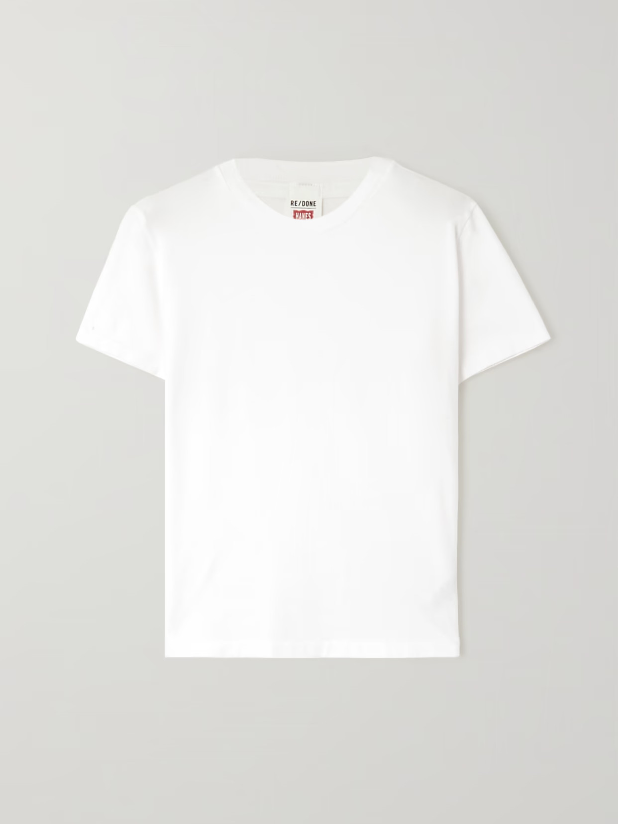 RE/DONE - Recycled Cotton-jersey T-shirt - White | NET-A-PORTER (US)