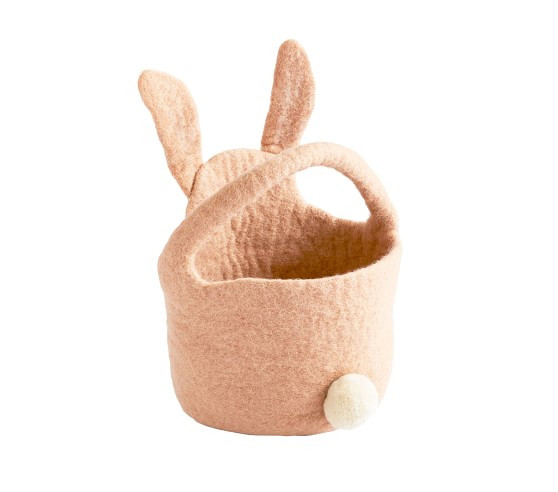 Felted Bunny Baby Easter Bucket | Pottery Barn Kids
