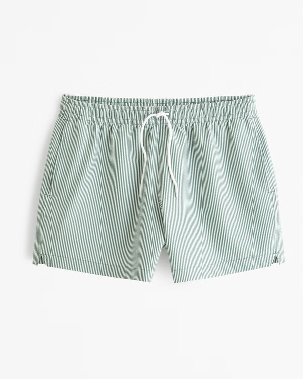 Men's Pull-On Seersucker Swim Trunk | Men's New Arrivals | Abercrombie.com | Abercrombie & Fitch (US)