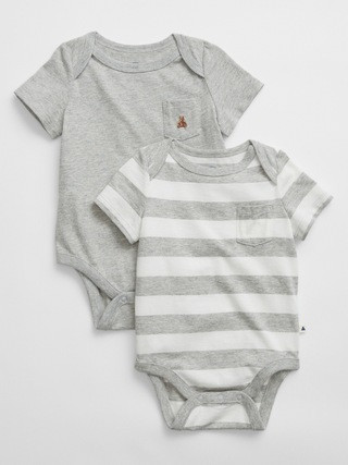 Baby Pocket Bodysuit (2-Pack) | Gap Factory